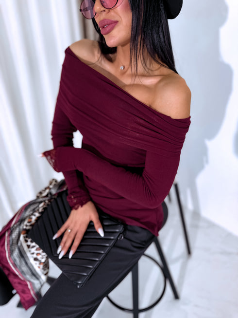 Tops "WISHBONE 2502" - BORDO